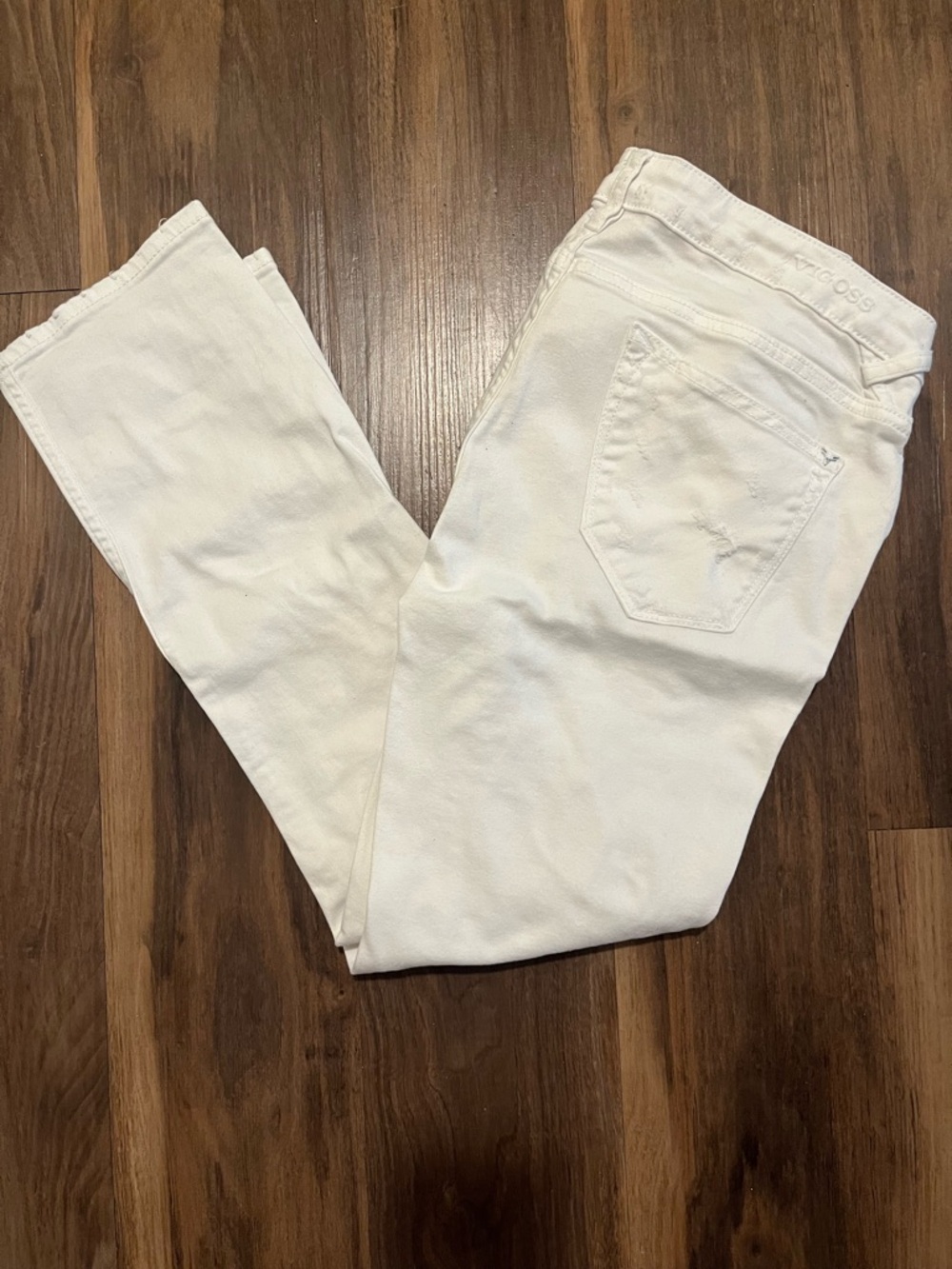 Vigoss White Boot Cut Women's Jeans